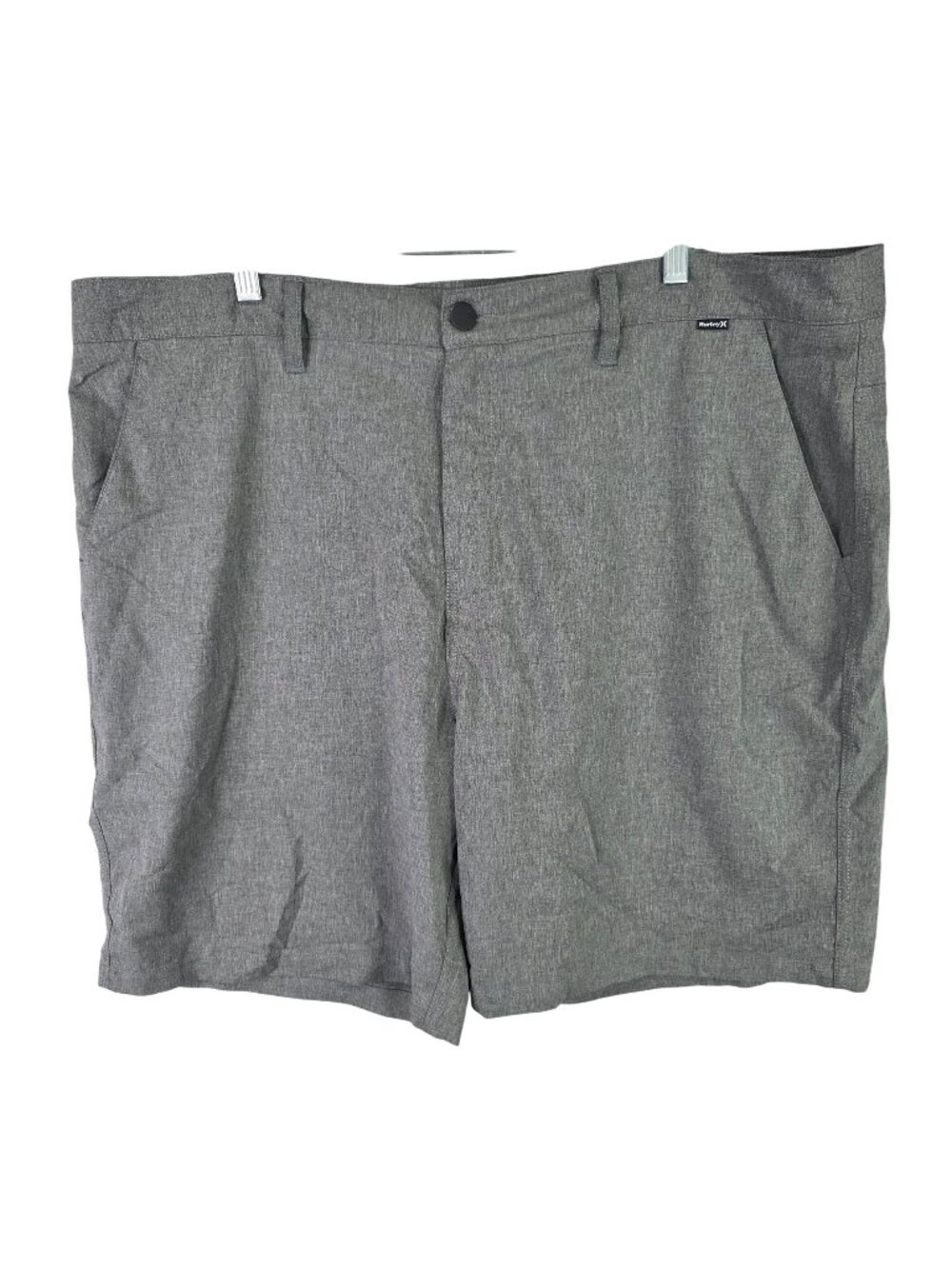 Mens Hurley Phantom Gray Shorts 10" Inseam Polyester Blend Stretch Size 40